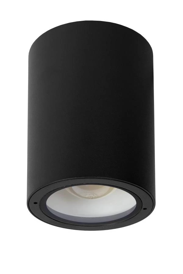 Lucide VOLANTIS - Deckenstrahler Innen/Außen - Ø 10,8 cm - 1xE27 - IP54 - Schwarz - ausgeschaltet